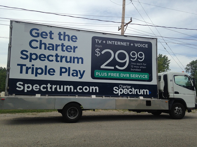 Charter Mobile Billboard Truck Advertising