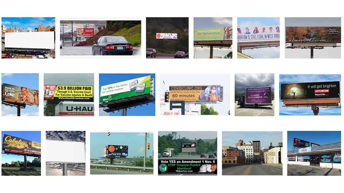 Clarksburg, WV Billboards
