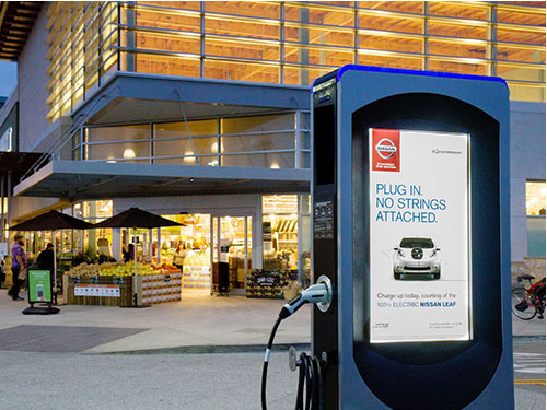 Electric Vehicle Charging Advertising
