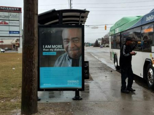 Indianapolis Bus Stop Shelter Advertising