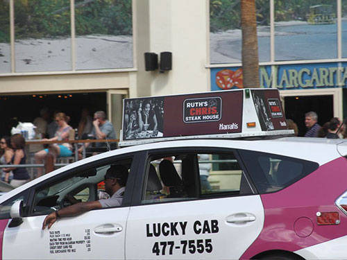 Las Vegas Taxi Top Advertising