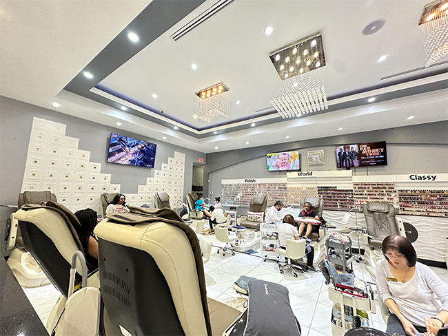 Live Nation Advertising Inside Hair and Nail Salons and Barbershops