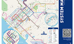 Los Angeles Santa Monica Big Blue Bus Routes Map