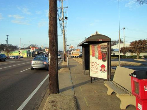 Memphis Bus Stop Shelter Advertising