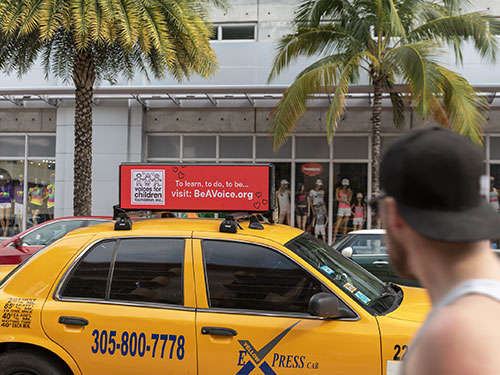 Miami Digital Taxi Top Advertising