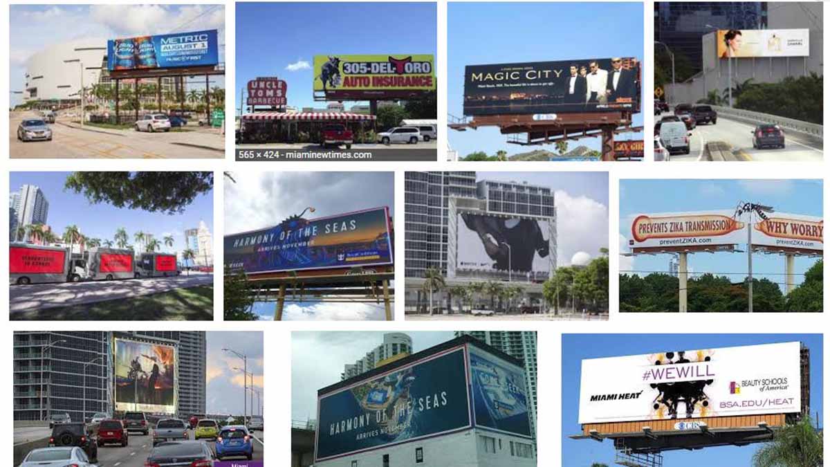 Miami, FL and Ft Lauderdale Billboards