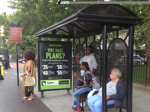 New Jersey Bus Stop Shelter Advertising