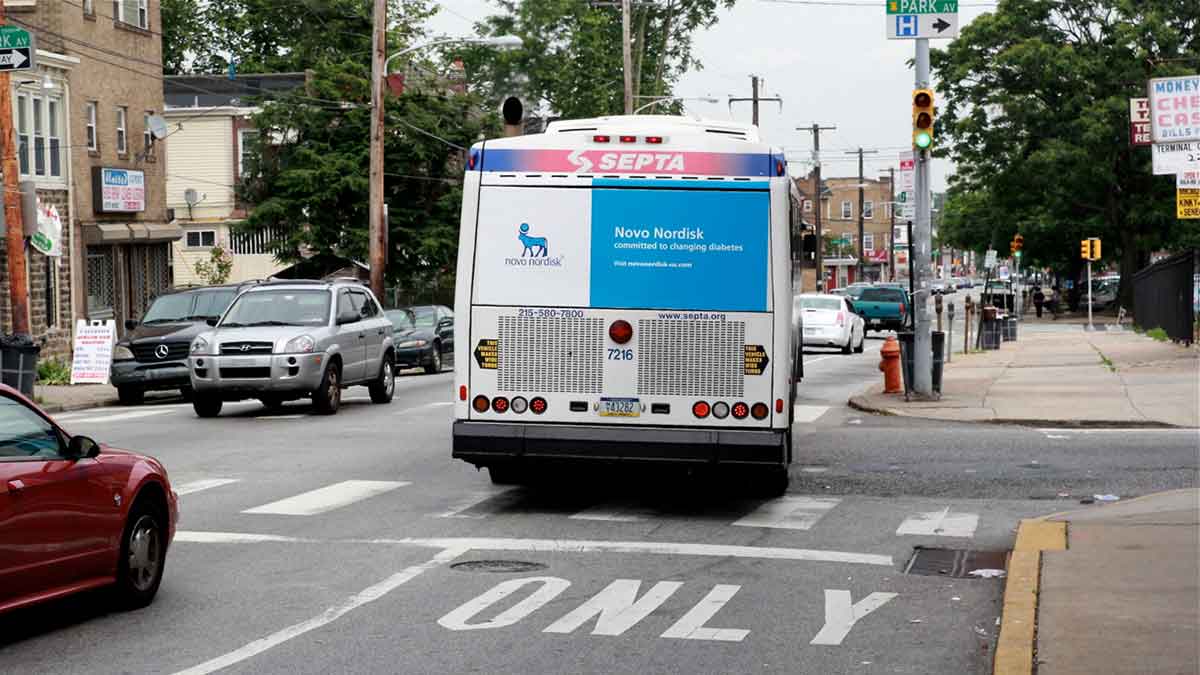 Novo Nordisk Philadelphia Bus Advertising