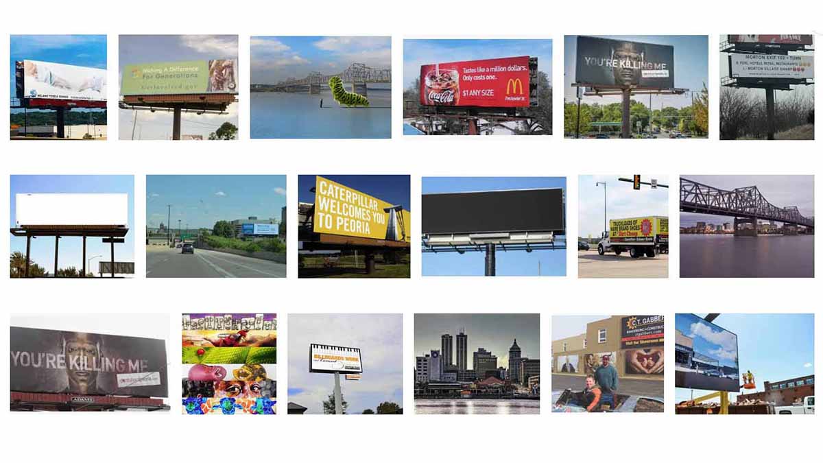 Peoria, IL and Bloomington, IL Billboards