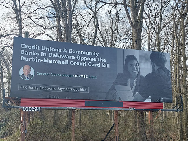 Political/Advocacy Roadside Billboards by Electronic Payment Coalition 2