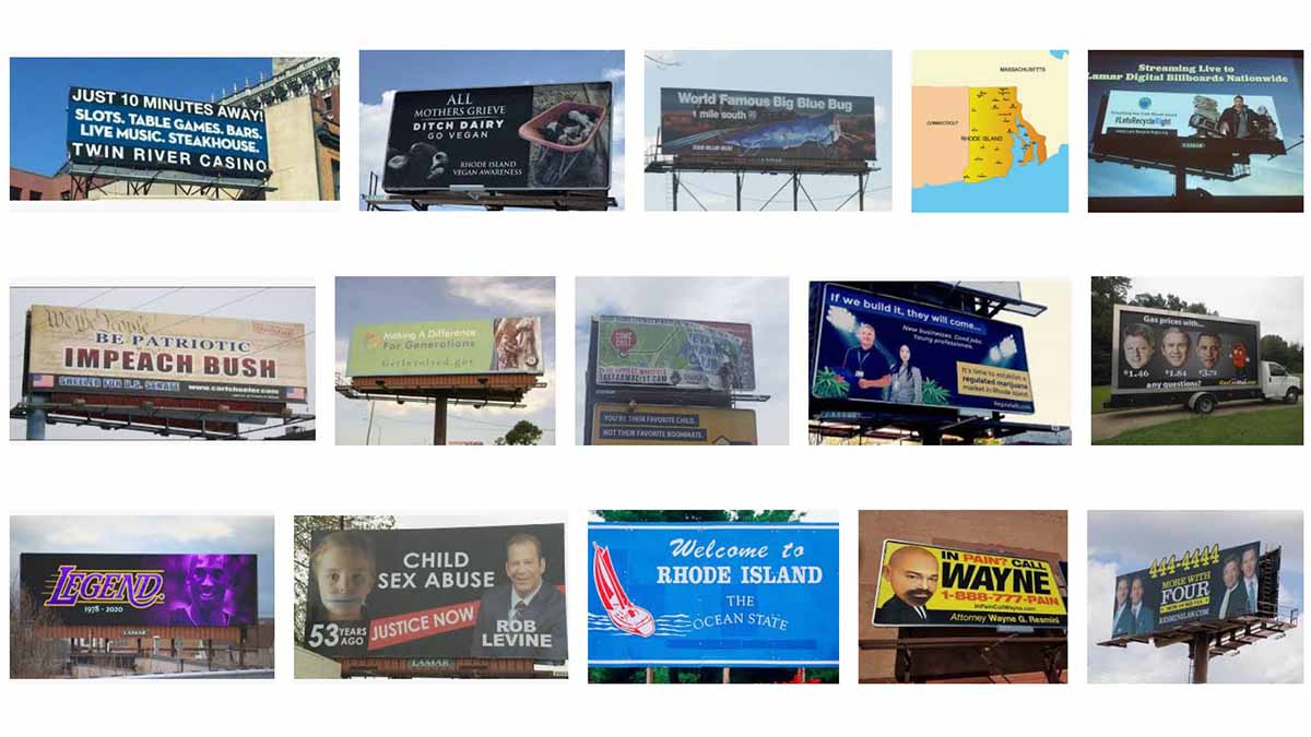 Rhode Island (RI) Billboards