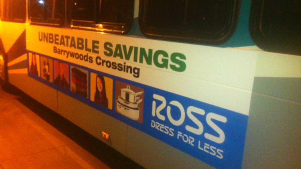 Ross Kansas City Bus Advertising