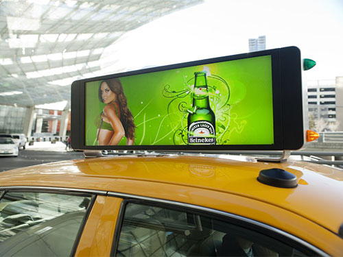 Digital/Video/LED Taxi Advertising