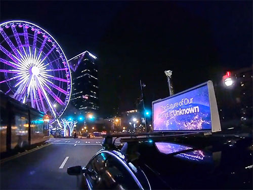 Rideshare (Uber/Lyft) Vehicle Top, Digital/Video/LED